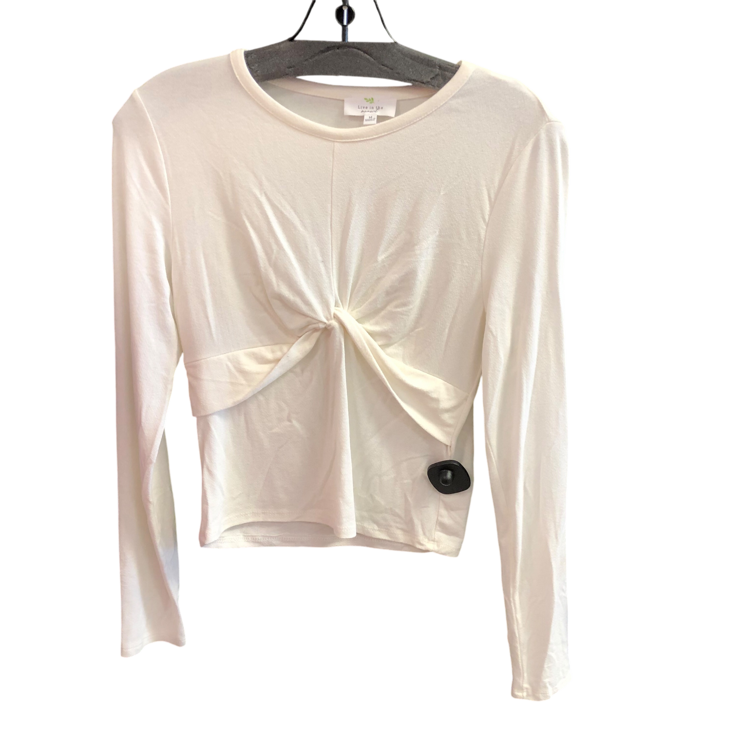 Top Long Sleeve By live in the moment In White, Size: M