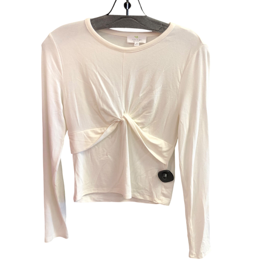 Top Long Sleeve By live in the moment In White, Size: M