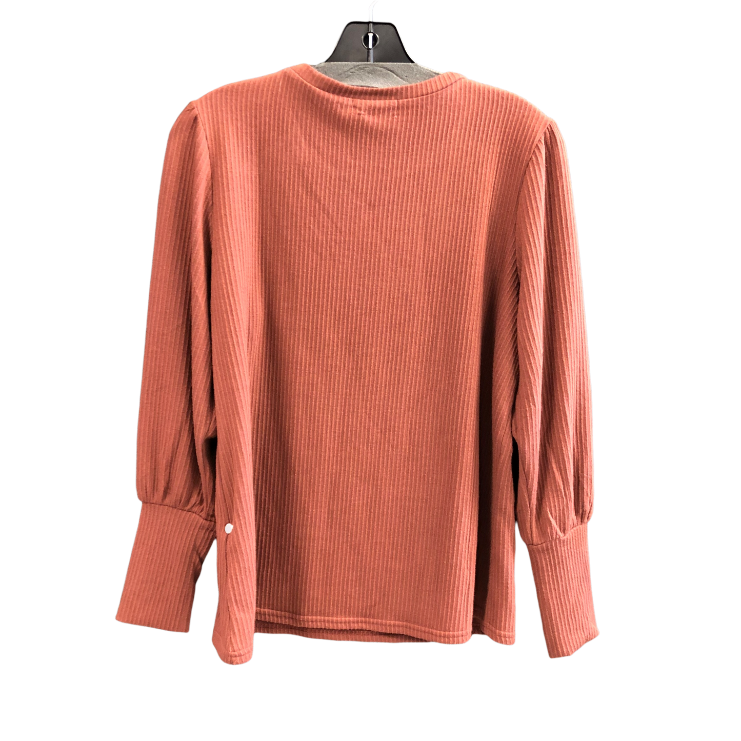 Top Long Sleeve By Cmc In Brown, Size: L