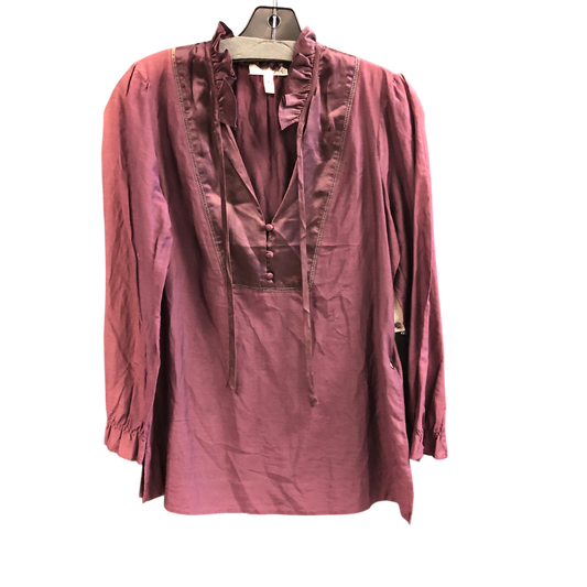 Top Long Sleeve Designer By Joie In Purple, Size: M