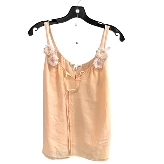 Top Sleeveless By Banana Republic In Orange, Size: S