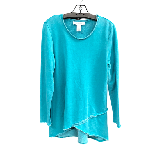 Top Long Sleeve By Workshop In Teal, Size: M