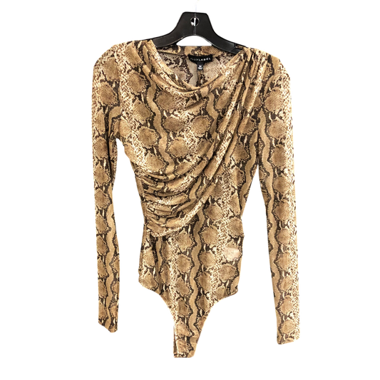 Bodysuit By jluxlabel In Animal Print, Size: M