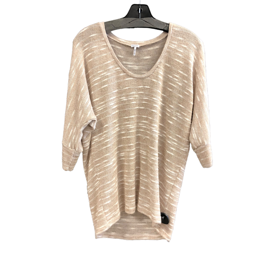 Top Long Sleeve By Splendid In Cream, Size: L