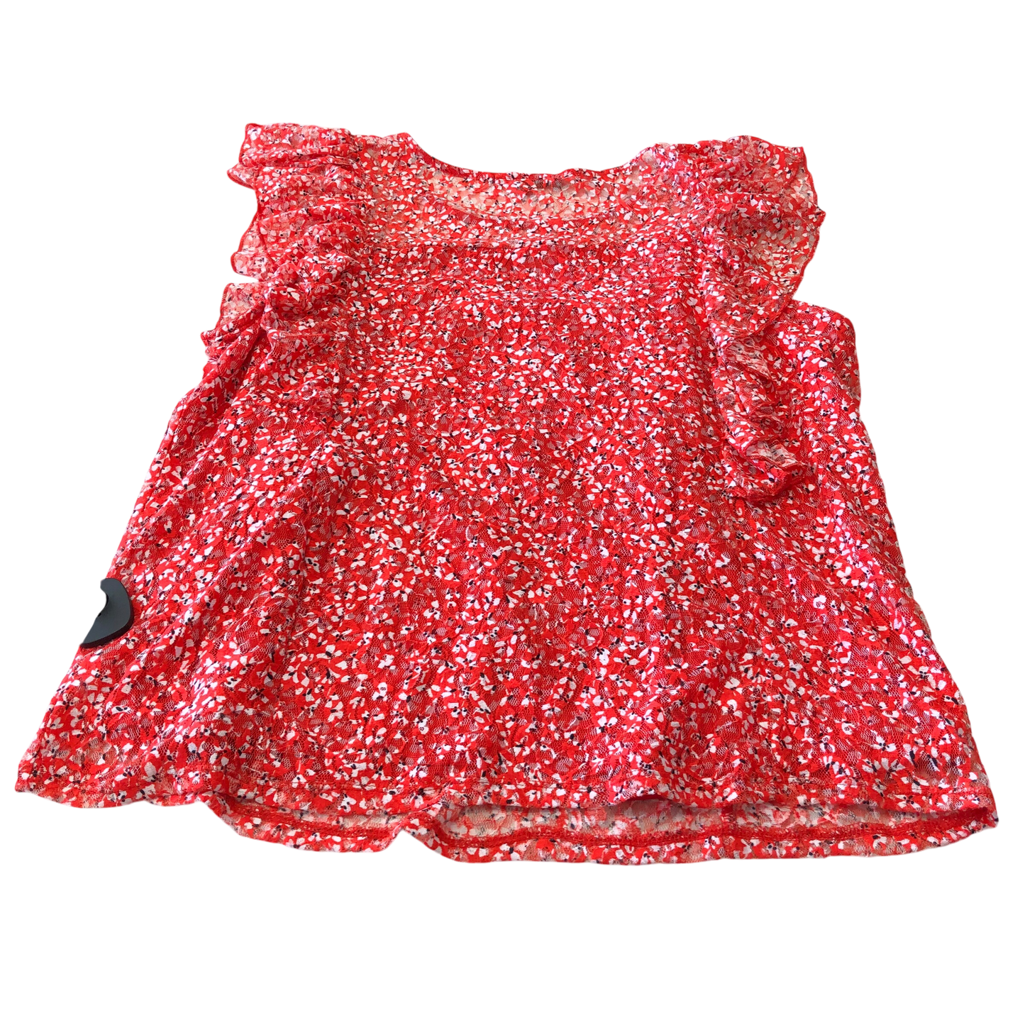 Top Short Sleeve By Adrienne Vittadini In Red, Size: Xl