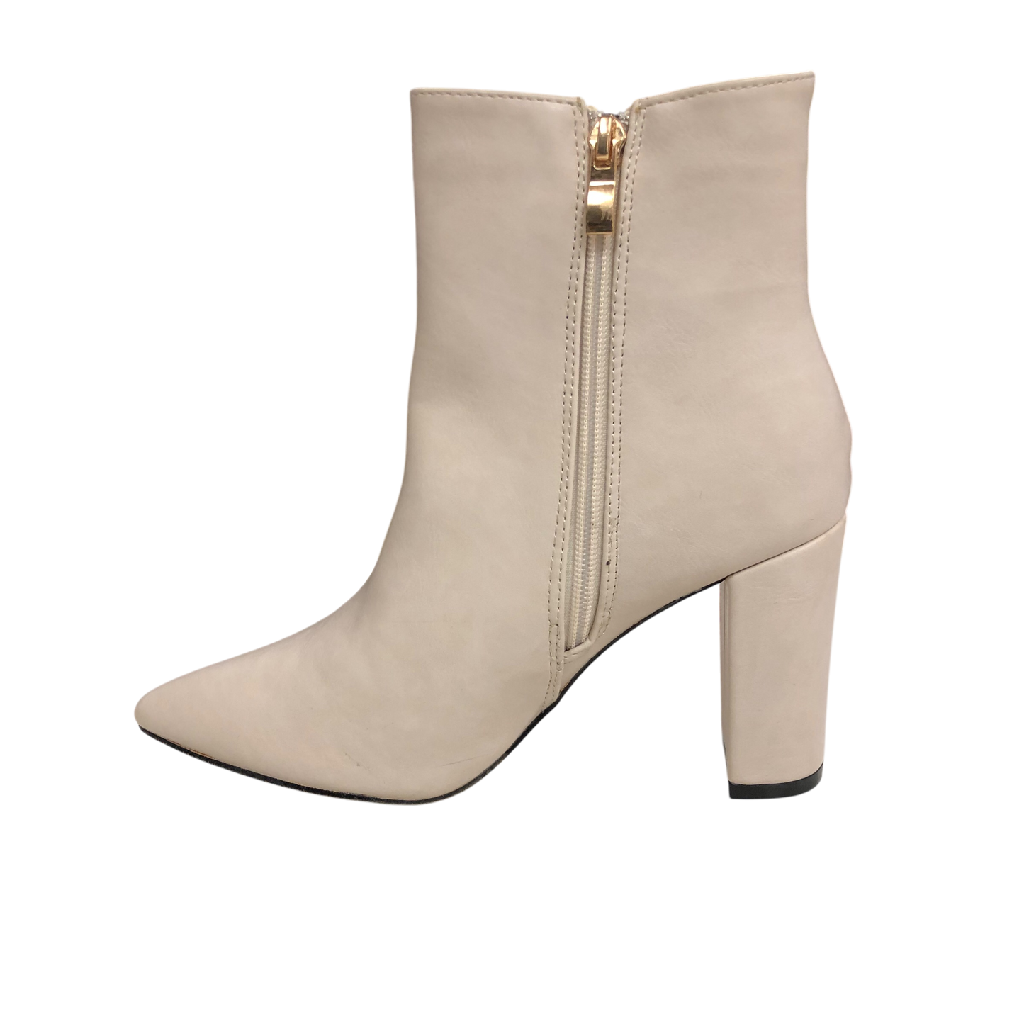 Boots Ankle Heels By Catherine Malandrino In Cream, Size: 7