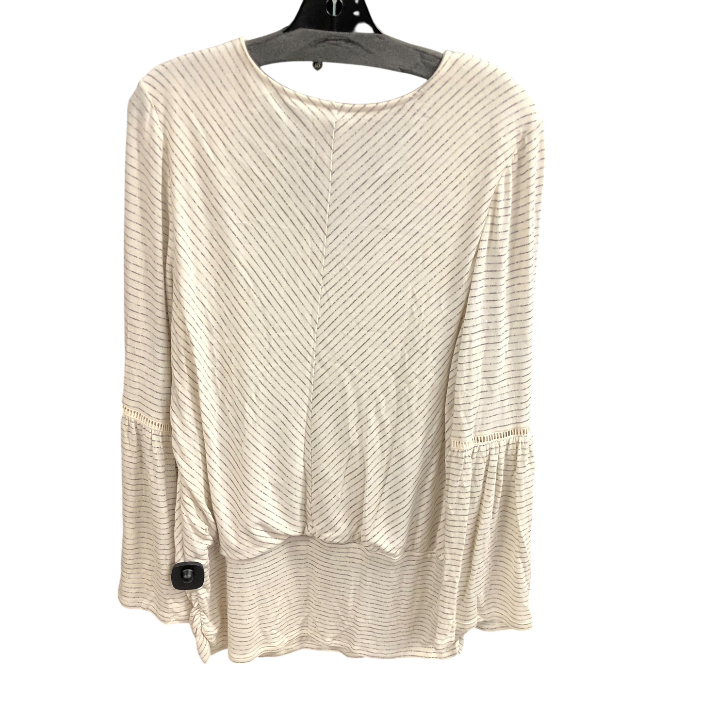 Top Long Sleeve By Knox Rose In White, Size: 2x