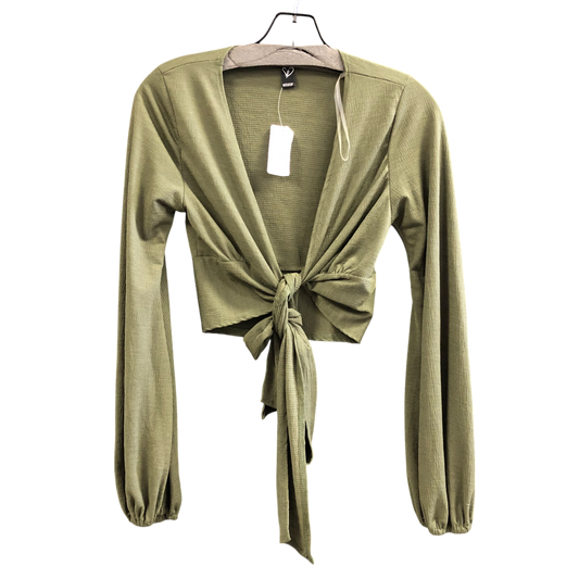 Top Long Sleeve By Windsor In Green, Size: S