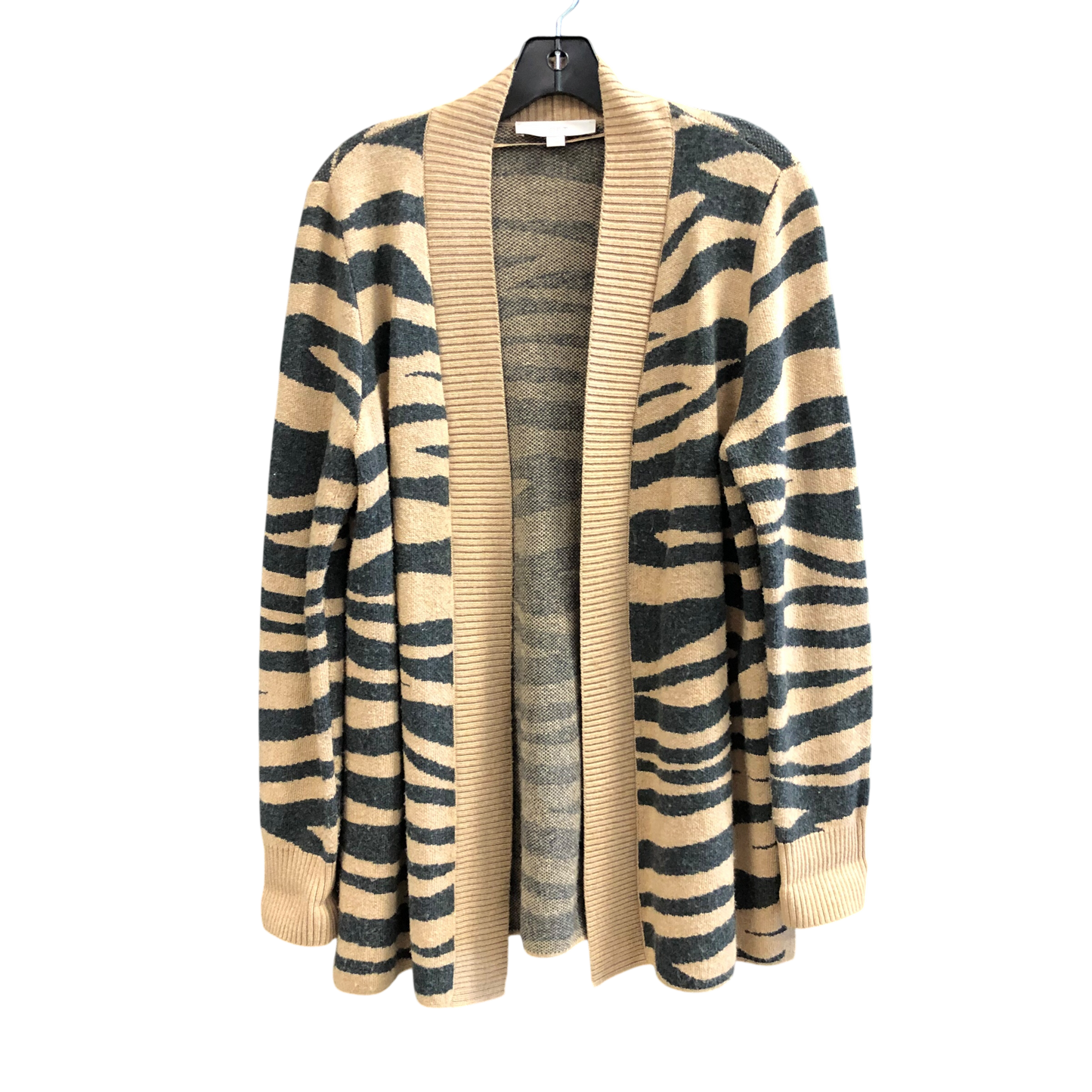 Cardigan By Loft In Animal Print, Size: M