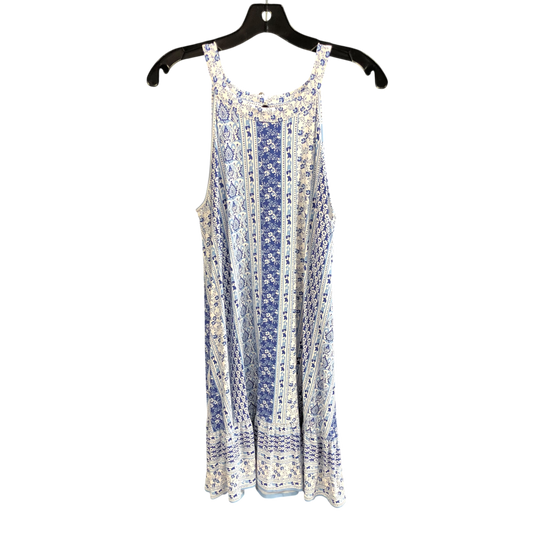 Dress Casual Short By Loft In Blue & White, Size: L