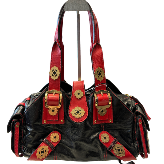 Handbag Leather By Hype  Size: Medium