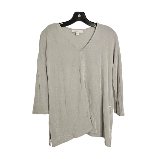 Grey Top 3/4 Sleeve Pure Jill, Size Xs