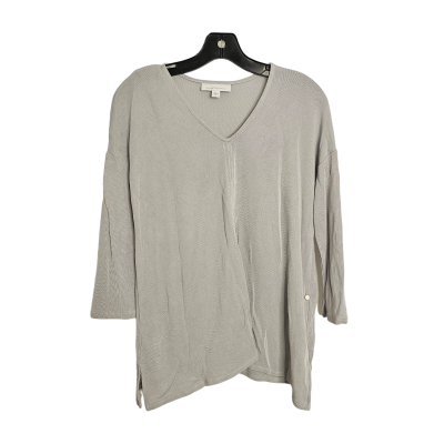 Grey Top 3/4 Sleeve Pure Jill, Size Xs