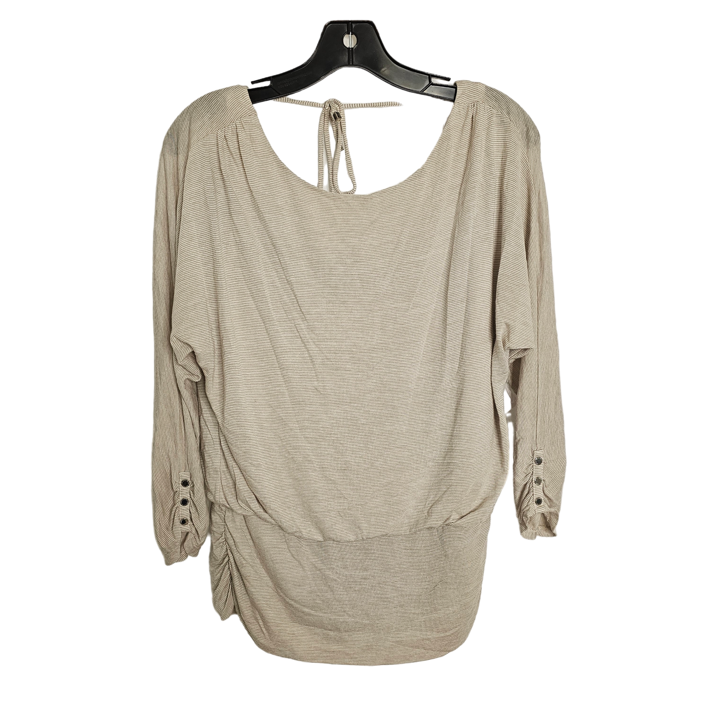 Beige Top Long Sleeve White House Black Market, Size M