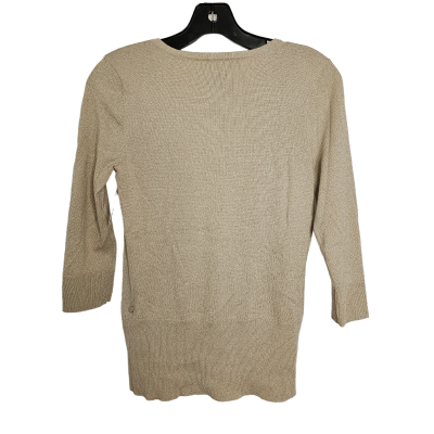 Beige Top 3/4 Sleeve White House Black Market, Size S