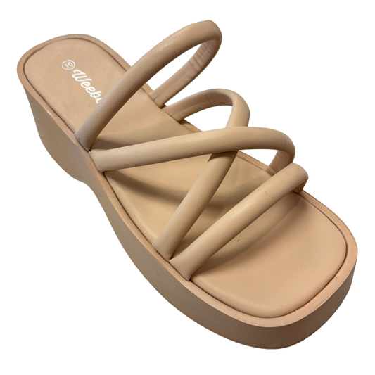 Sandals Heels Platform By Cmc  Size: 10