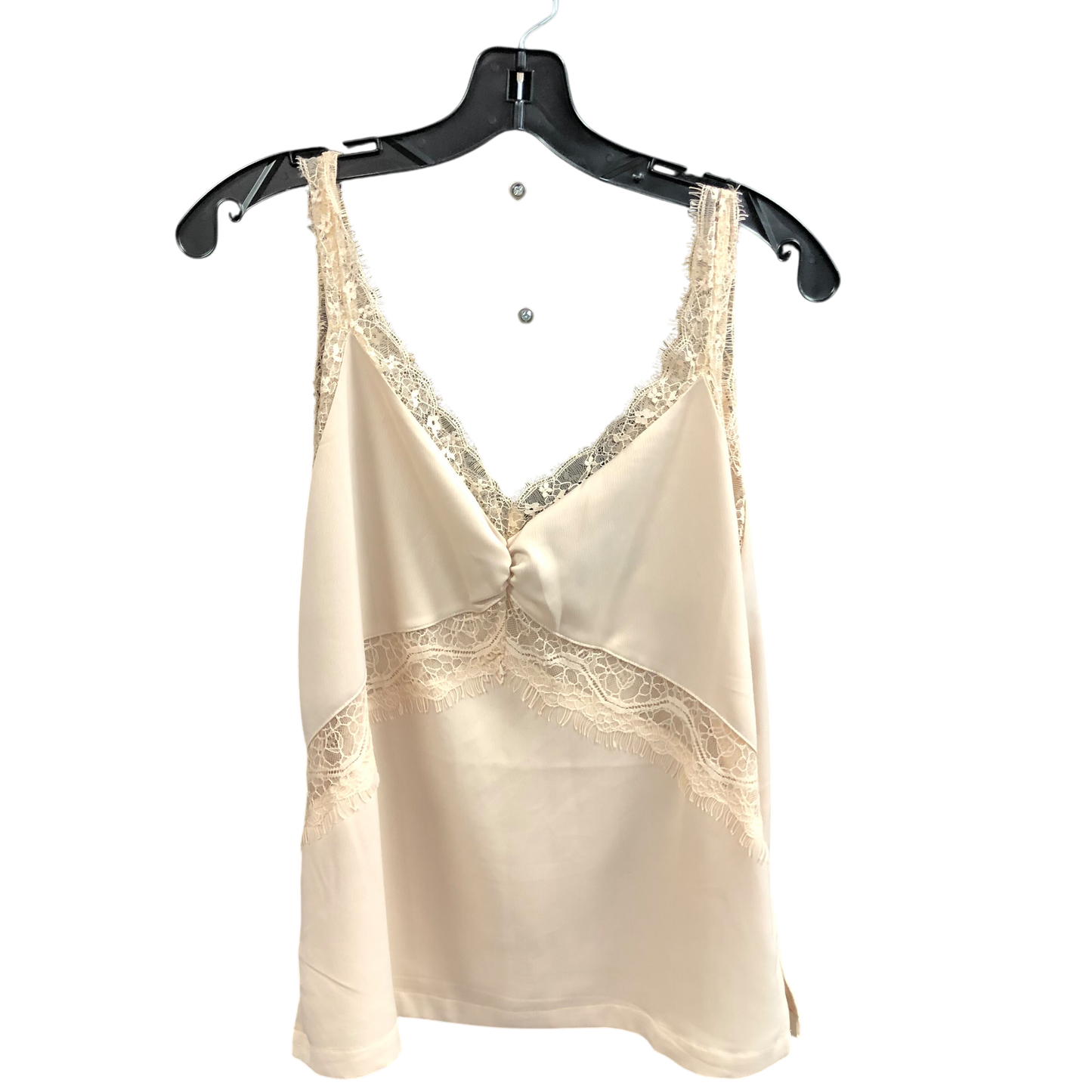 Top Sleeveless By Forever 21 In Beige, Size: L