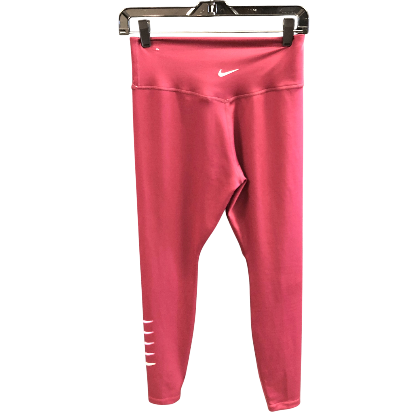 Athletic Leggings By Nike In Red, Size: M