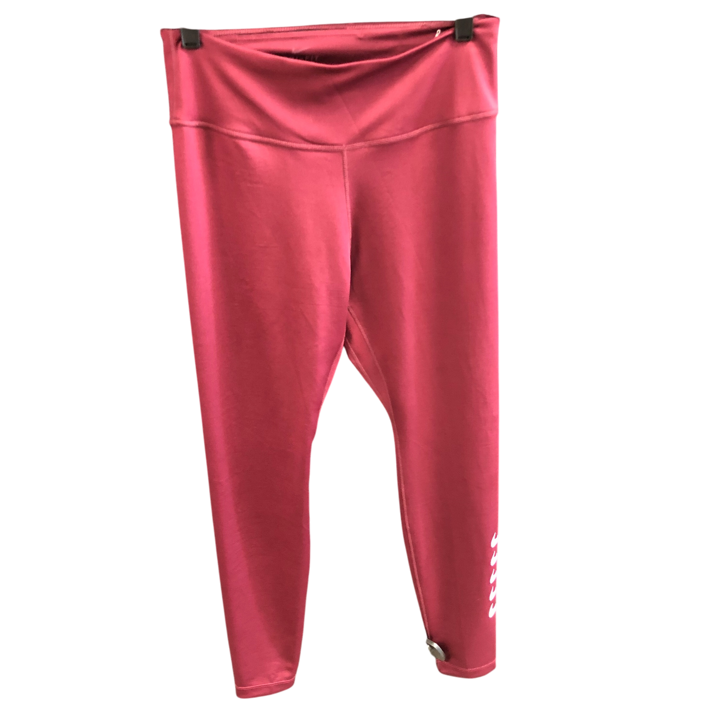 Athletic Leggings By Nike In Red, Size: M