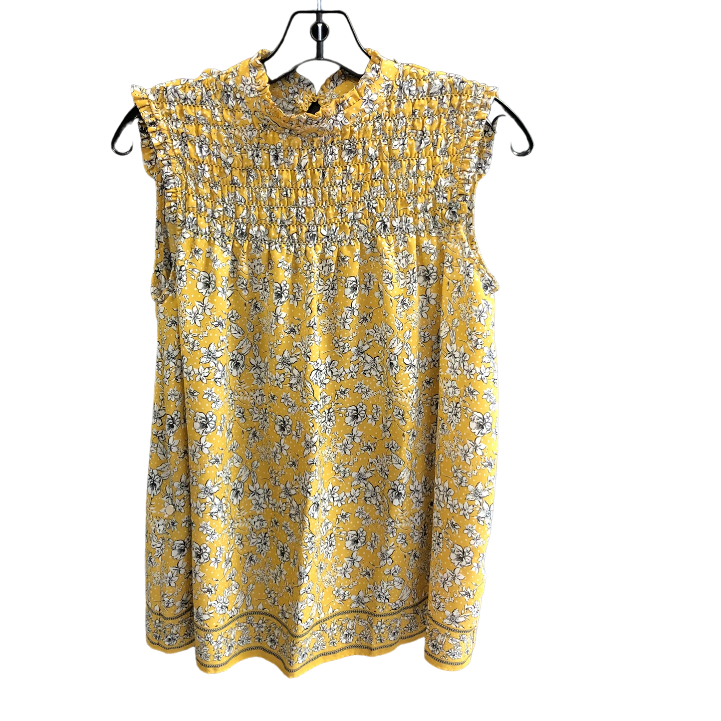 Yellow Top Sleeveless Max Studio, Size S