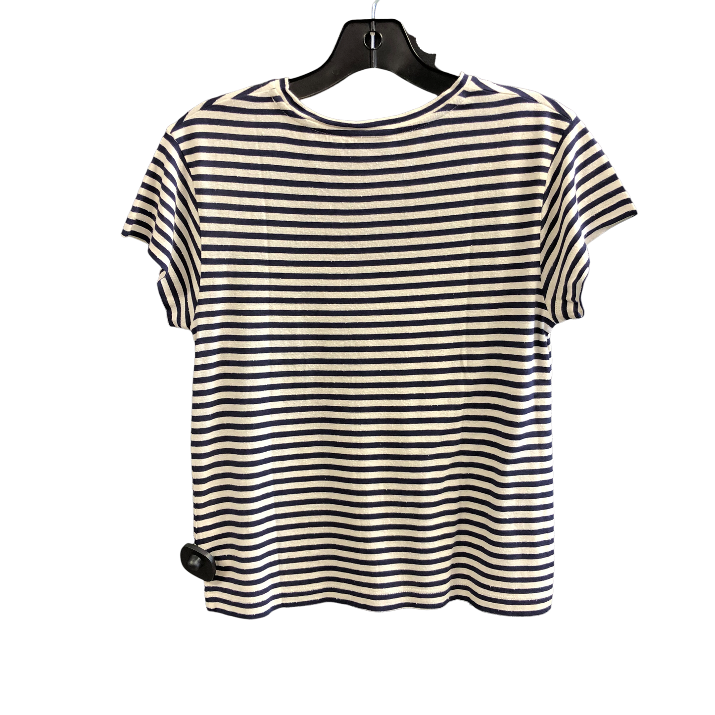 Top Short Sleeve By Vince In Striped Pattern, Size: Xs