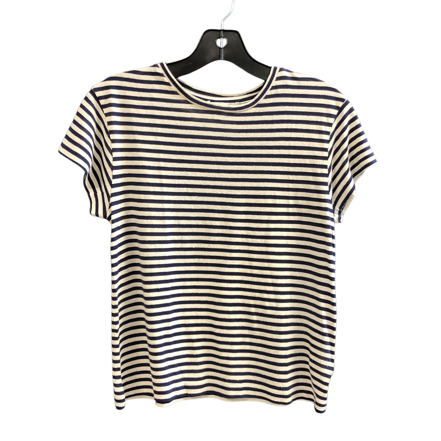 Top Short Sleeve By Vince In Striped Pattern, Size: Xs