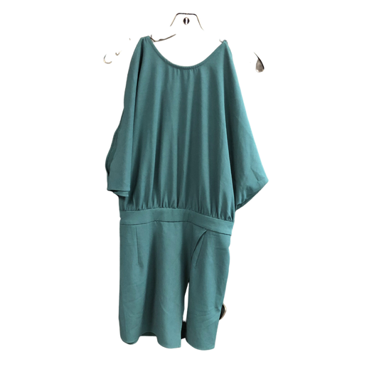 Green Romper Designer Bishop + Young, Size M