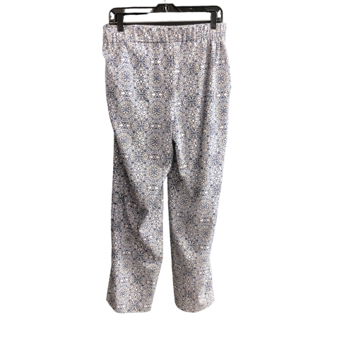 Blue & White Pants Wide Leg Counterparts, Size M