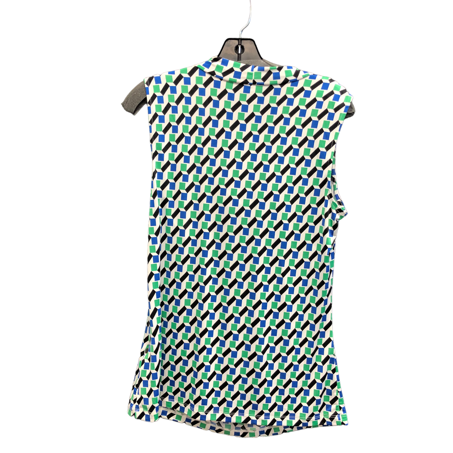 Blue & Green Top Sleeveless Worthington, Size L