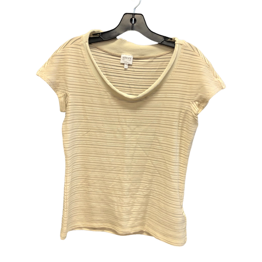 Beige Top Sleeveless Designer Armani, Size M