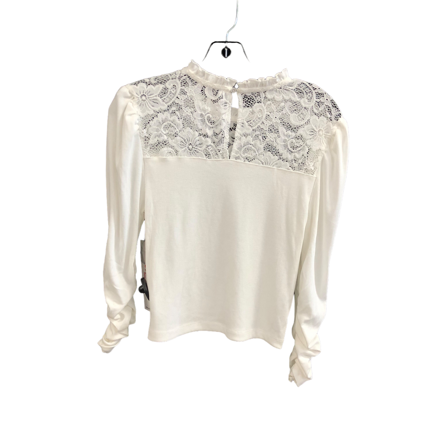 White Top Long Sleeve Celebrity Pink, Size M