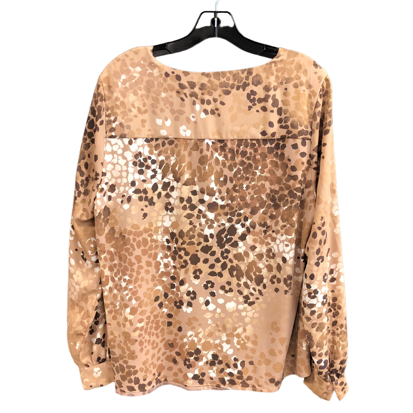 Beige Top Long Sleeve Ann Taylor, Size L