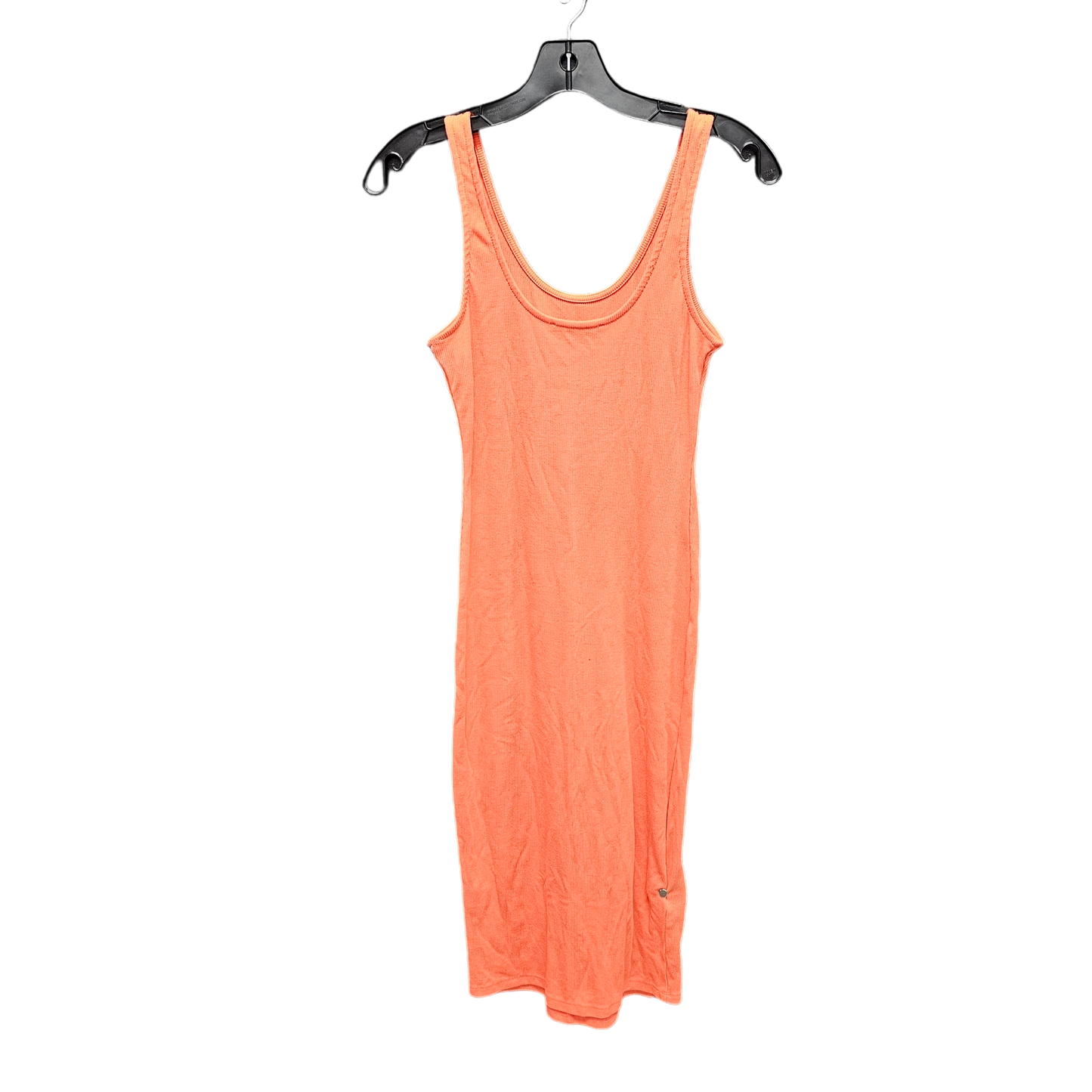 Orange Dress Casual Midi Primark, Size S