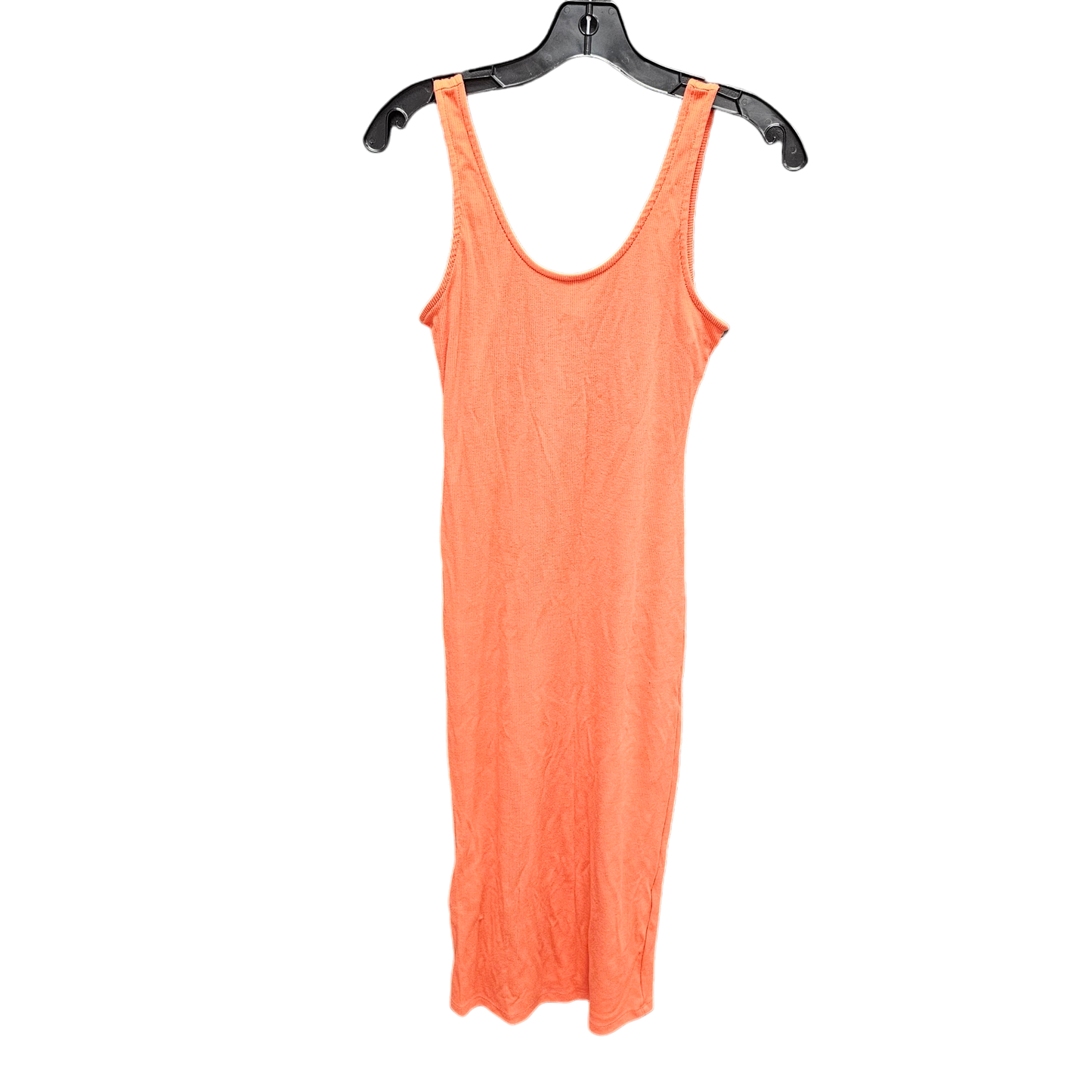 Orange Dress Casual Midi Primark, Size S