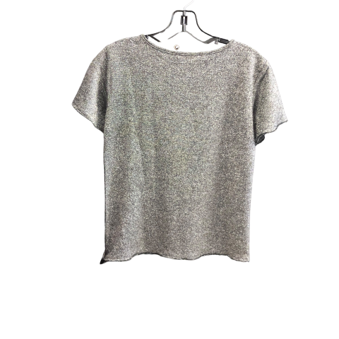 Black & Silver Top Short Sleeve Cmc, Size M