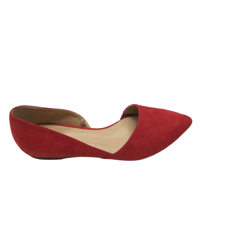 Red Shoes Flats Naturalizer, Size 7.5