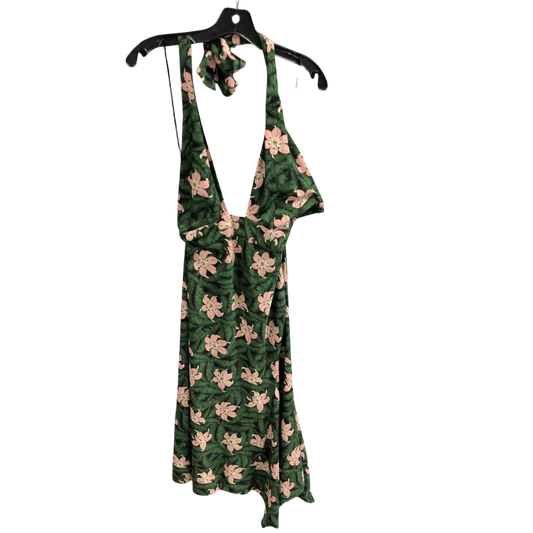 Dress Casual Midi By Top Shop In Green, Size: 6