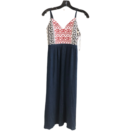 Dress Casual Maxi By Flying Tomato In Blue & Red, Size: S