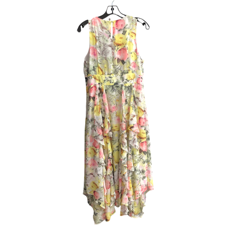 Dress Casual Maxi By Inc In Pink & Yellow, Size: 8