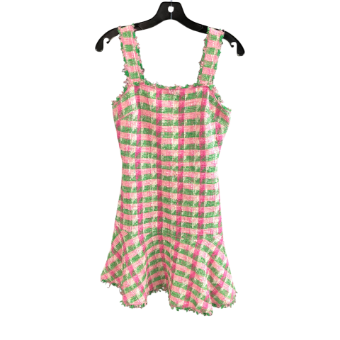 Dress Designer By Kate Spade In Green & Pink, Size: 0