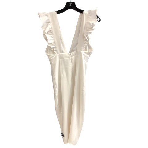 Dress Party Midi By RNWY  In White, Size: M