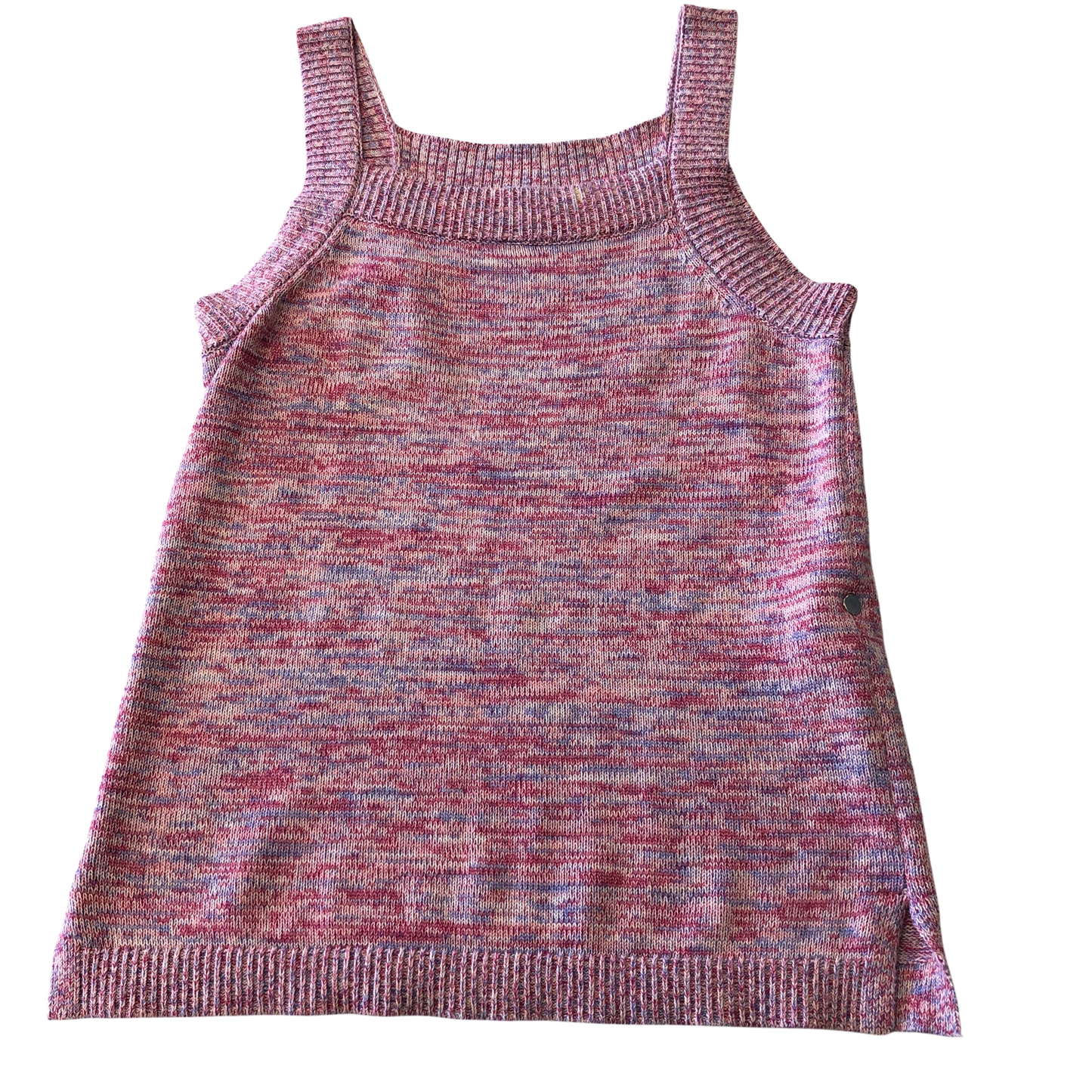 Top Sleeveless By Loft In Pink & Purple, Size: S