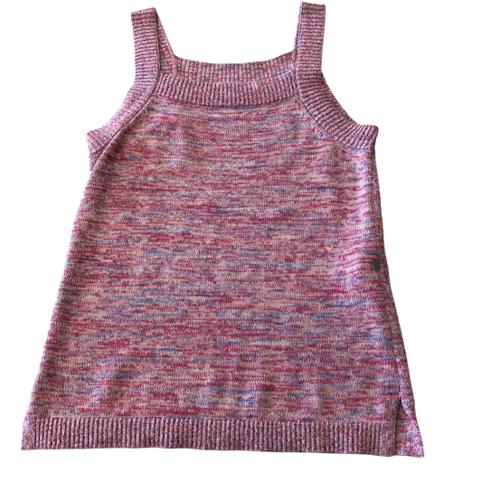 Top Sleeveless By Loft In Pink & Purple, Size: S