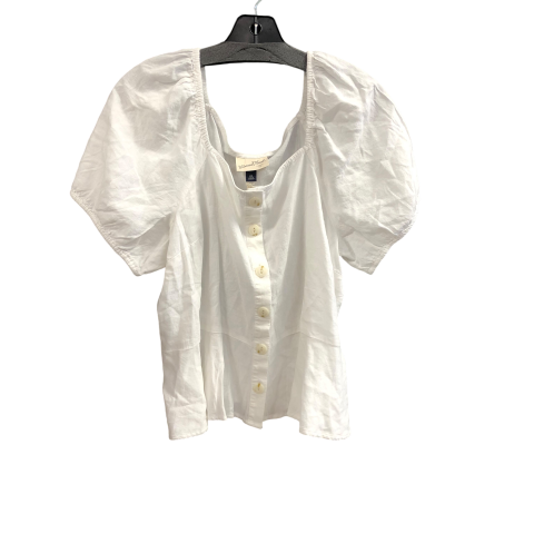 Top Short Sleeve By Universal Thread In White, Size: 2x