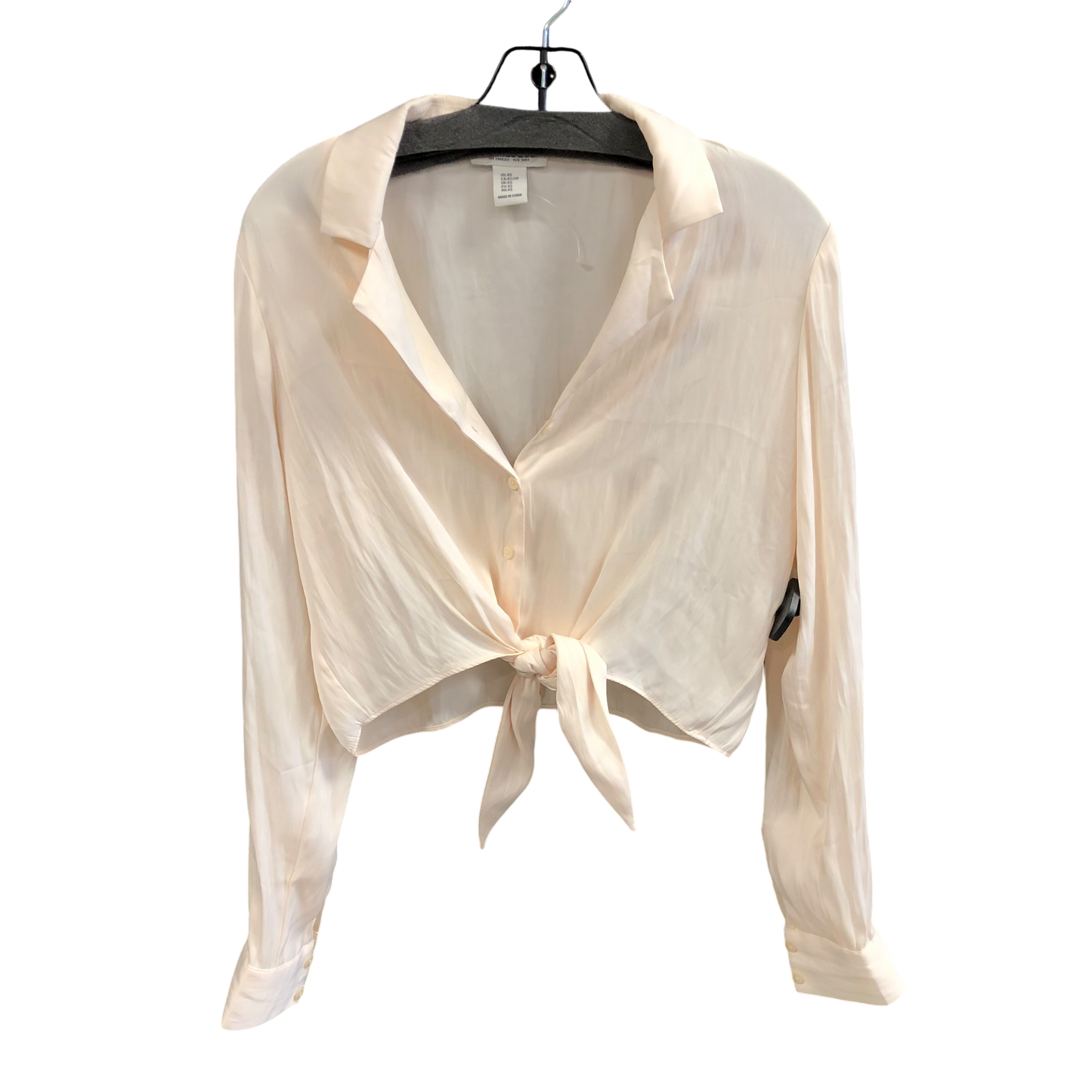 Top Long Sleeve Designer By Rachel Zoe In Cream, Size: Xs