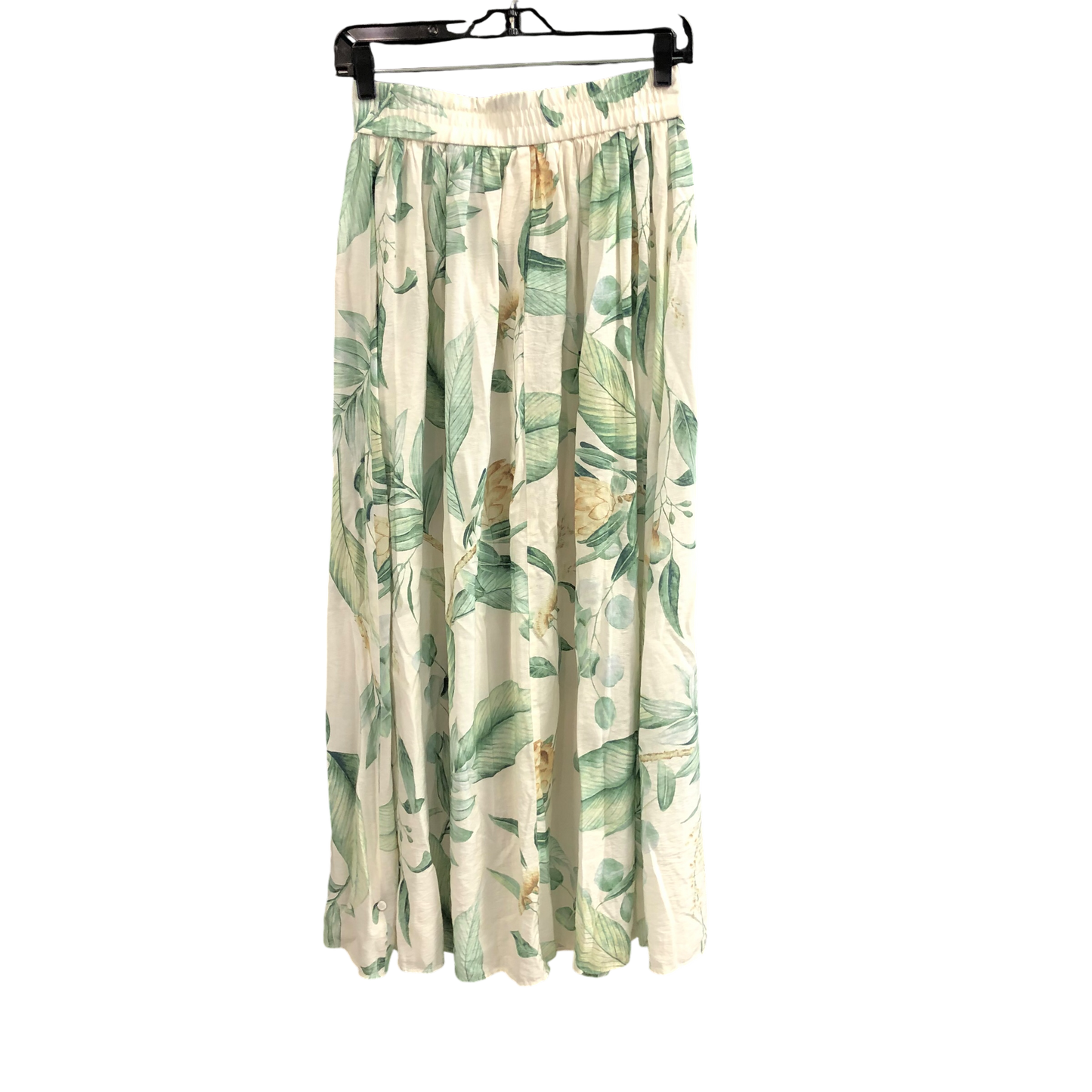 Skirt Maxi By H&m In White, Size: S