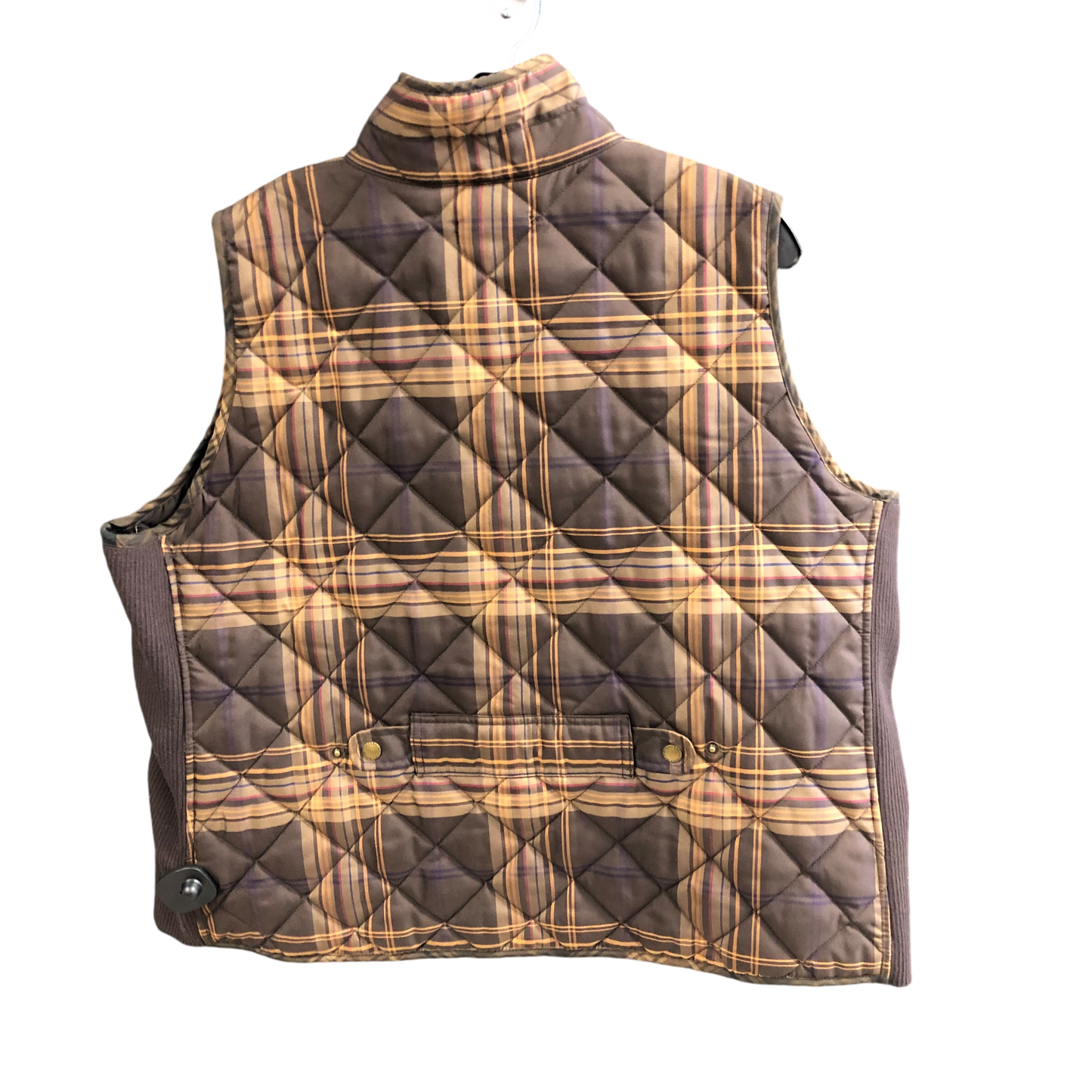 Vest Puffer & Quilted By Lauren By Ralph Lauren In Brown, Size: 2x