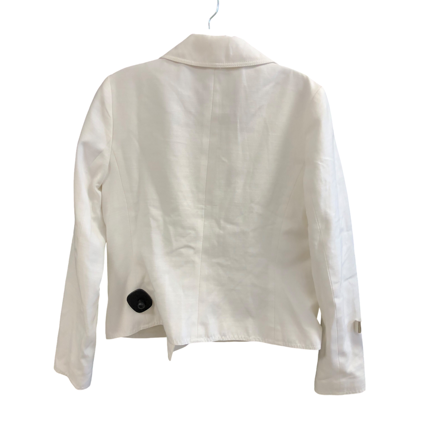 Jacket Moto By Ann Taylor In White, Size: 2