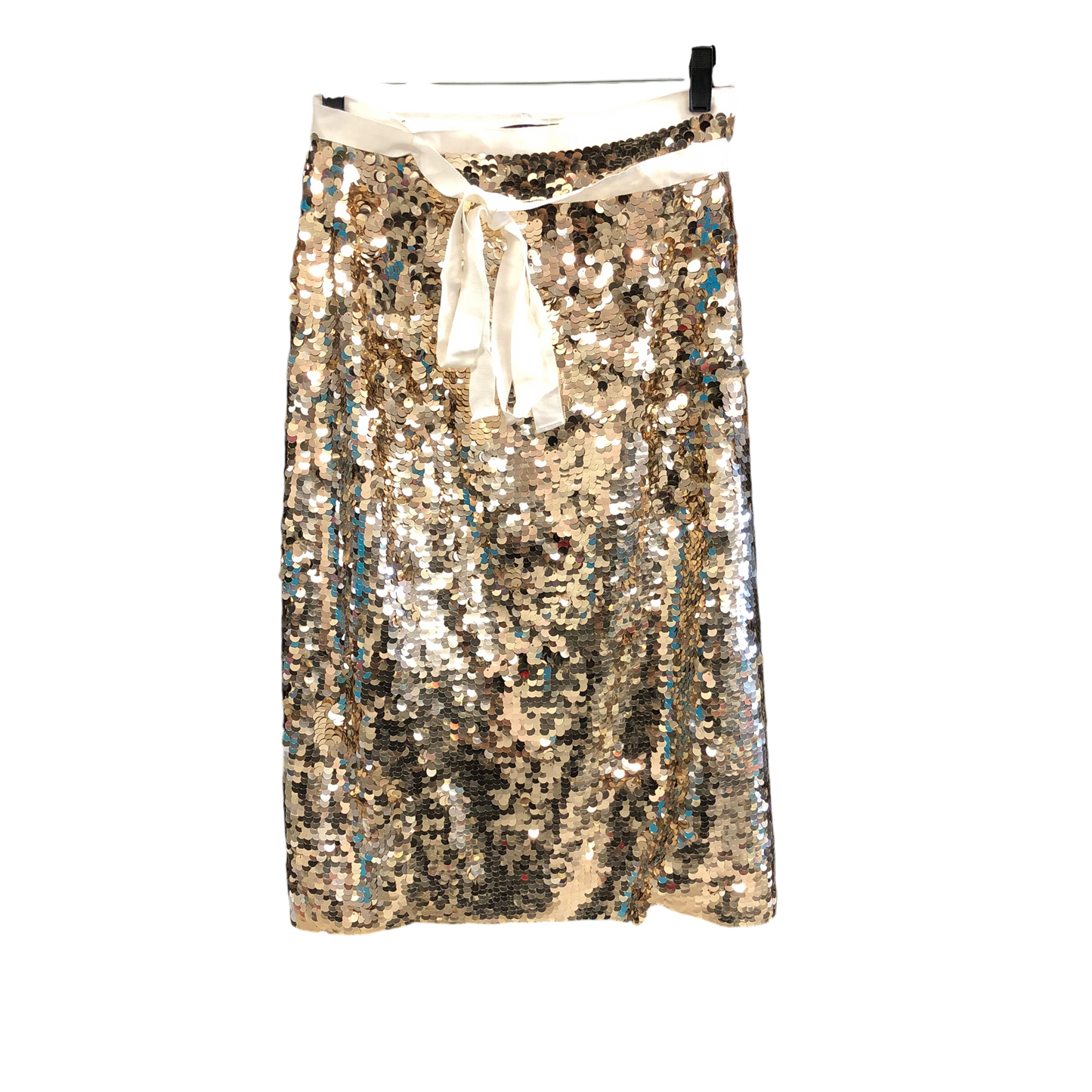 Skirt Midi By J. Crew In Gold, Size: 4