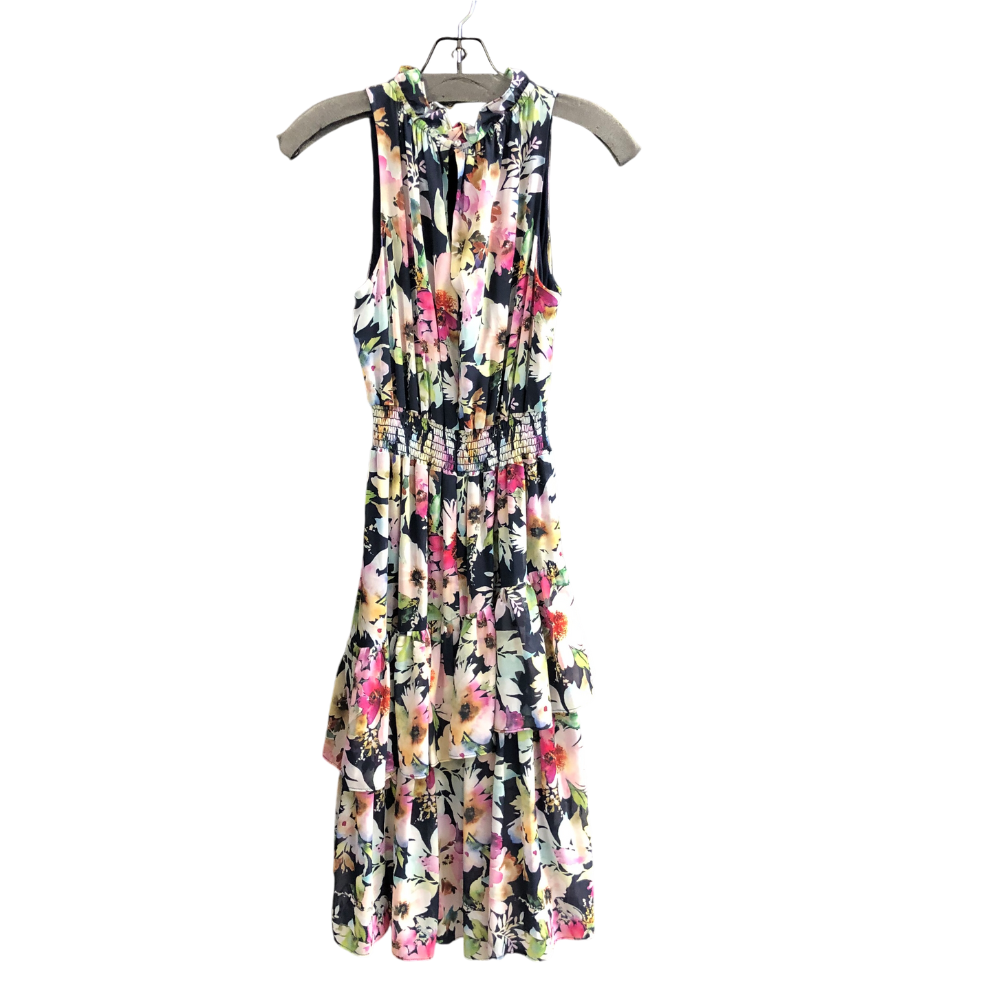 Dress Casual Midi By Joseph Ribkoff In Floral Print, Size: 6